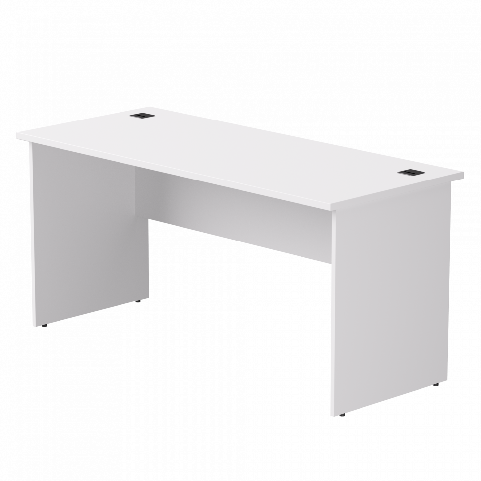 Стол прямой Everprof EVO (ЭВО) опоры ЛДСП 1580х670х755 мм Белый