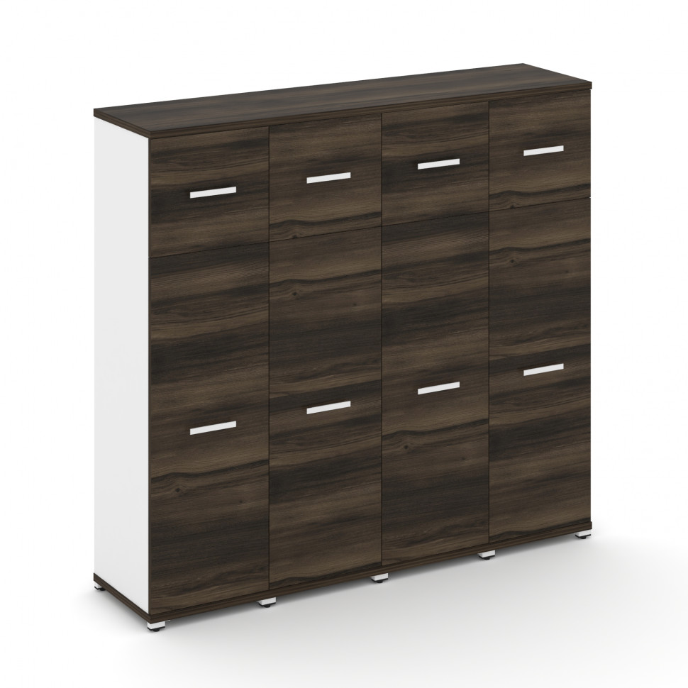 Concept Шкаф 4 узкие секции, 4 ниши CN.STU-444 W Дуб Мали/Белый Бриллиант/Металл Белый 1668*420*1554 Concept Шкаф 4 узкие секции, 4 ниши CN.STU-444 W Дуб Мали/Белый Бриллиант/Металл Белый 1668*420*1554