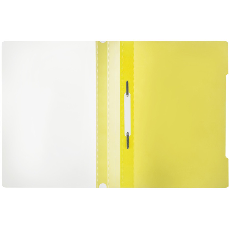 Скоросшиватель пластиковый Attache, А4, Элементари, желтый 10шт/уп