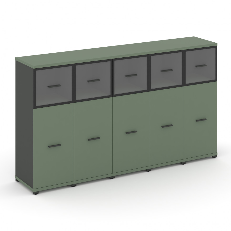 Concept Шкаф 5 узких секций, 3 ниши CN.STU-354 RPB A Кобо/Антрацит/Металл Антрацит/Прозрачный 2084*4 Concept Шкаф 5 узких секций, 3 ниши CN.STU-354 RPB A Кобо/Антрацит/Металл Антрацит/Прозрачный 2084*4