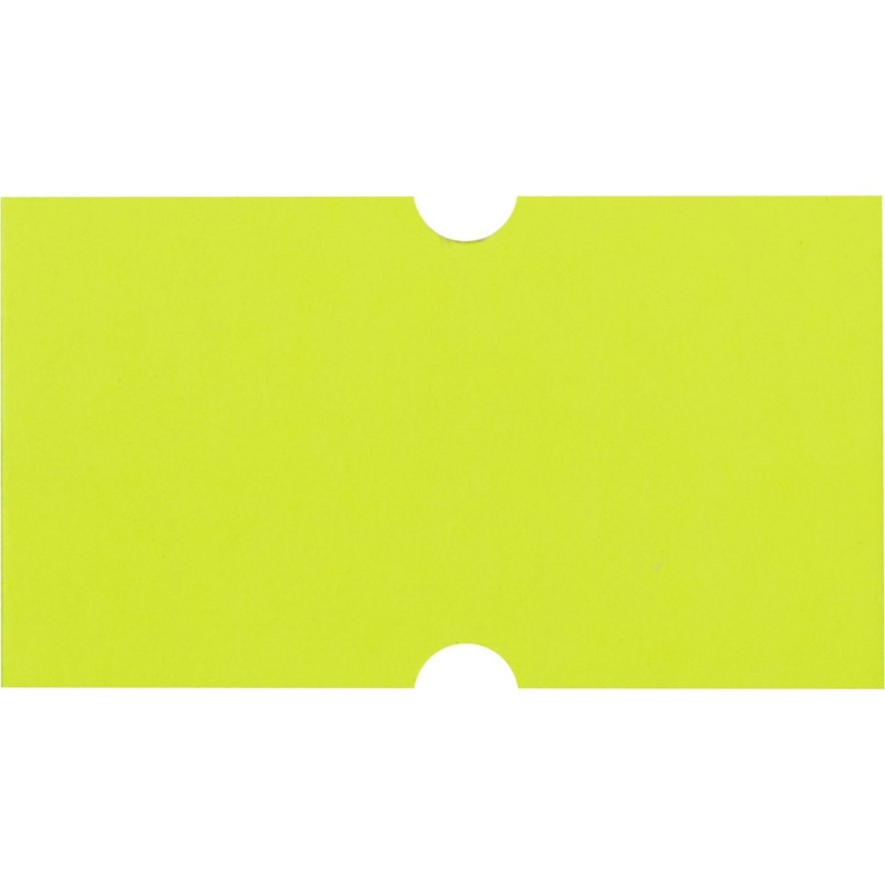 Этикет-лента 21,5х12 желт прям 1000шт/рул 10рул/уп