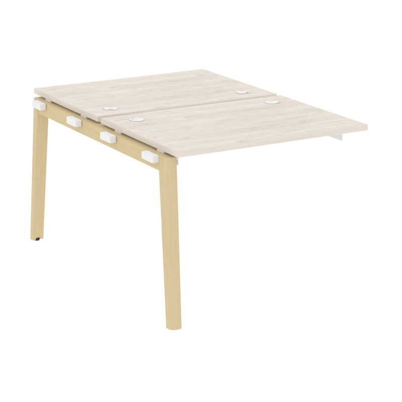 Onix Wood Наборный эл. раб. станции OW.2.NRS-1.7 Денвер Светлый/Дуб Светлый/Металл Белый 980*1475*75