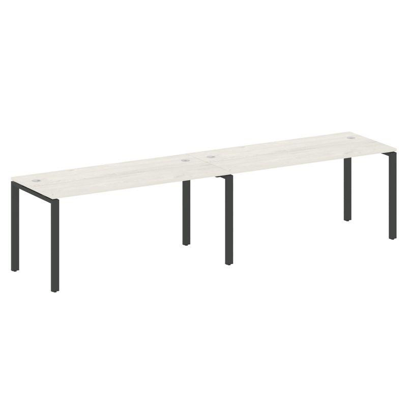 Metal System Рабочая станция на 2 места на П-образном м/к БП.СМ-2.4 Дуб Наварра/Металл Антрацит 3200 Metal System Рабочая станция на 2 места на П-образном м/к БП.СМ-2.4 Дуб Наварра/Металл Антрацит 3200