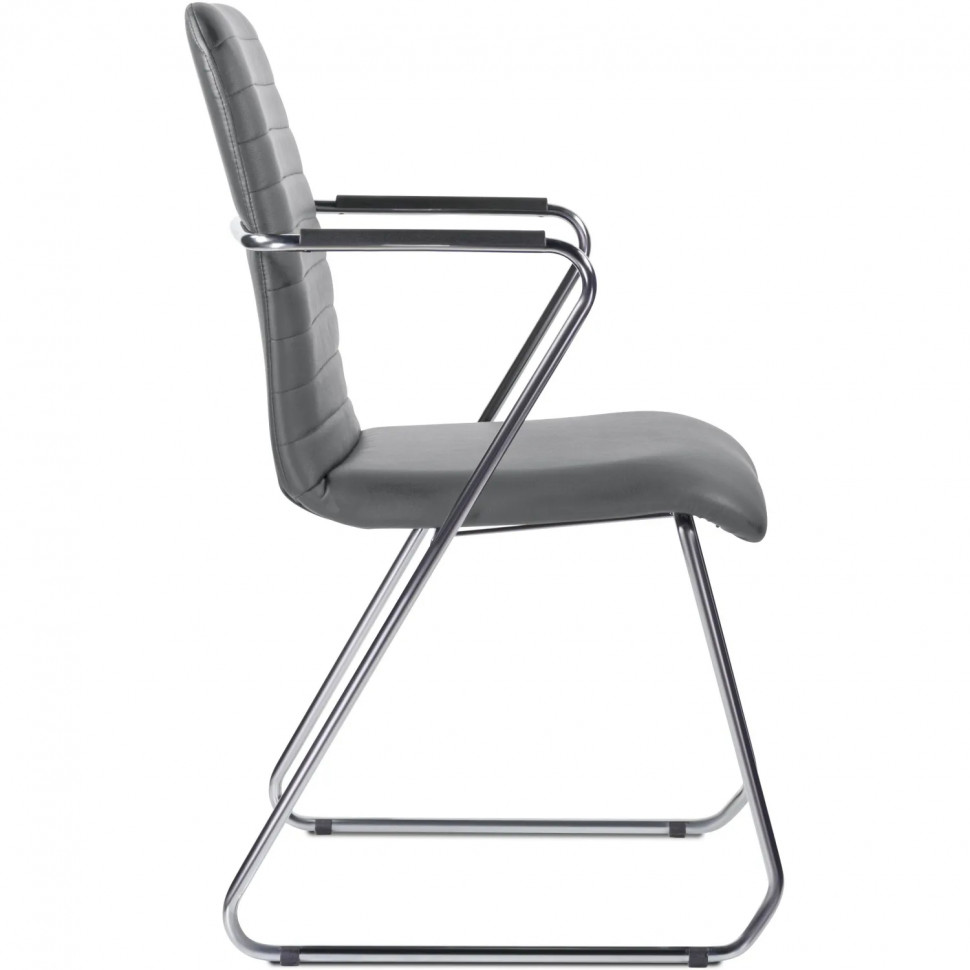 Стул БМФ Easy Chair Честер каркас хром кз серый