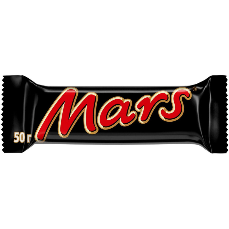 Шоколадный батончик Mars с карамелью и нугой, 50г