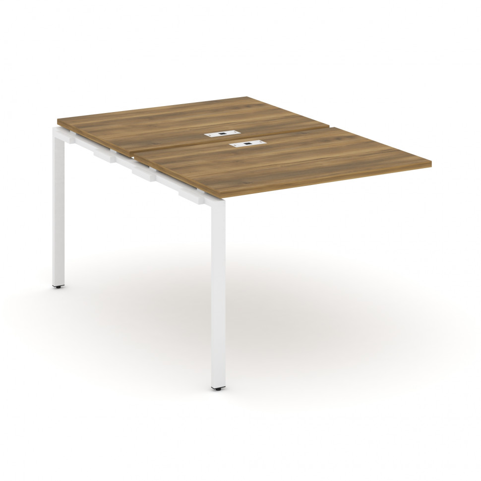 Concept Двойной наборный элемент рабочей станциии CN.DNRS-001 Сандал Янтарный/Металл Белый 980*1480*