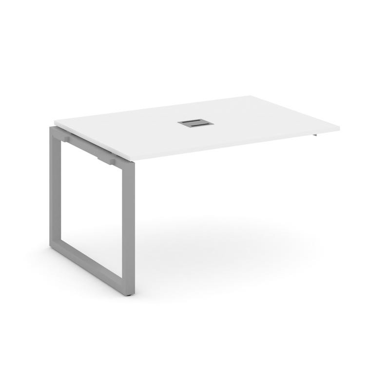 Style Project Проходной наб. элем. перег. стола SN-59O.NSPRG-003 Белый/Металл Серый 1380*980*750