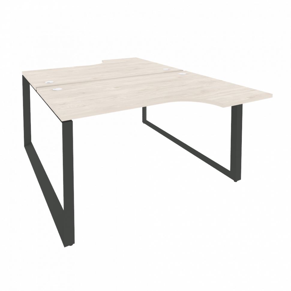 Onix Рабочая станция на О-образном м/к O.MO-D.SA-2 Денвер Светлый/Металл Антрацит 1380*1995*750 (147