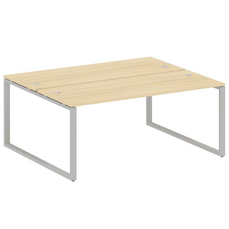 Metal System Рабочая станция на О-образном м/к БО.РАС-СП-2.5 Акация Лорка/Металл Серый 1800*1475*750