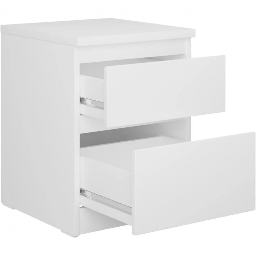 Тумба ШС_Кастор 2 ящика белая Тумба ШС_Кастор 2 ящика белая