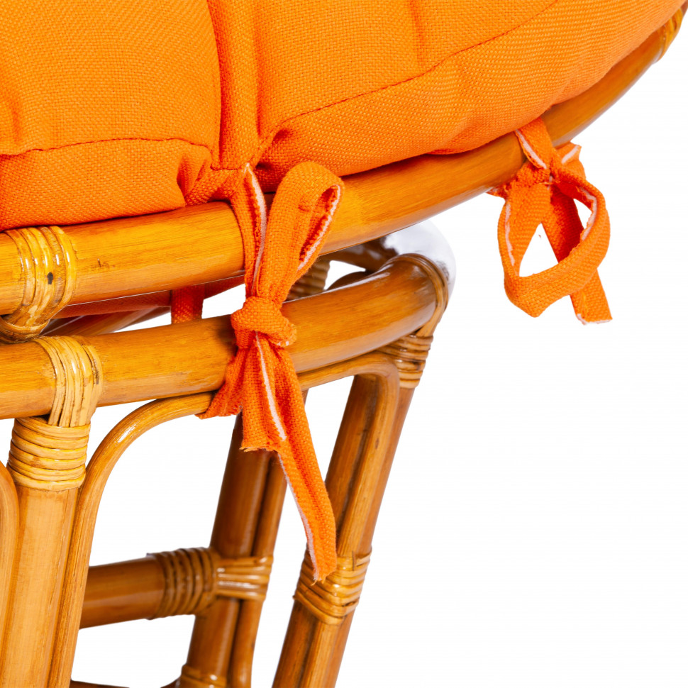 Мебельный ремешок Мамасан/Папасан 57 см, ткань, оранжевый, С 23, 57х3х0,5см