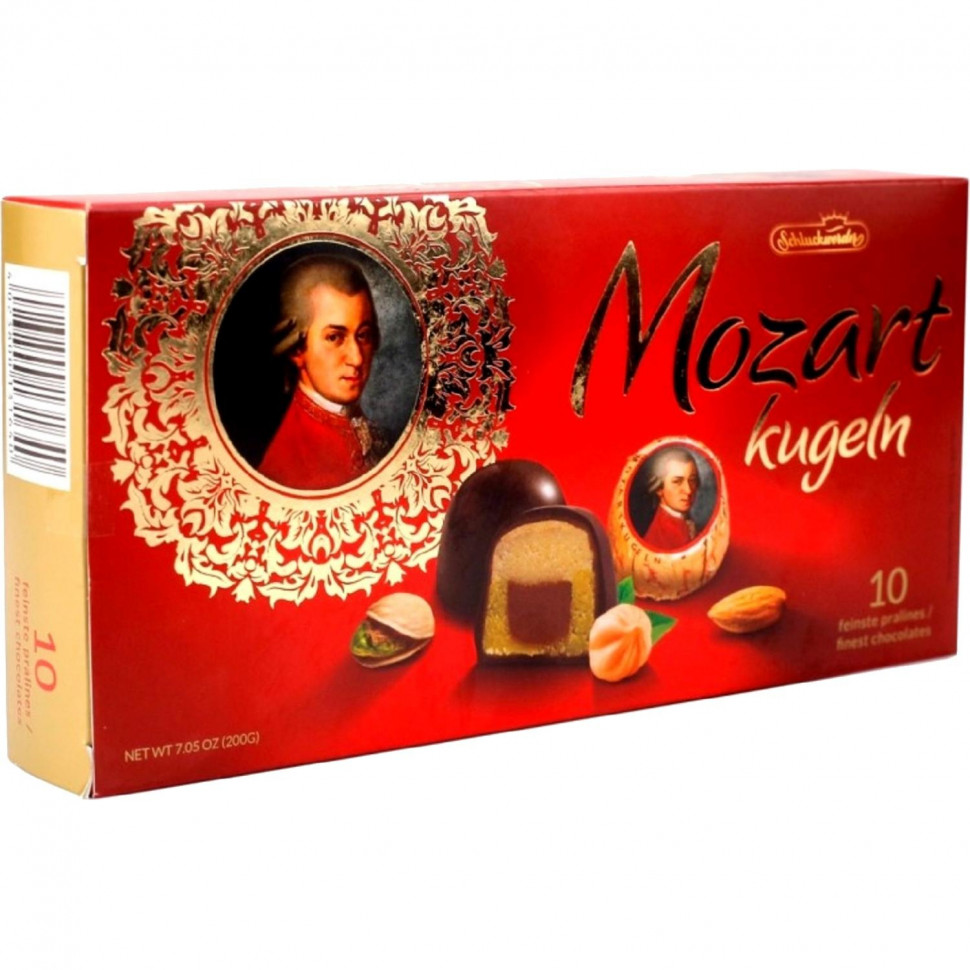 Набор шоколадных конфет Mozartkugeln (Моцарт) 200г 998