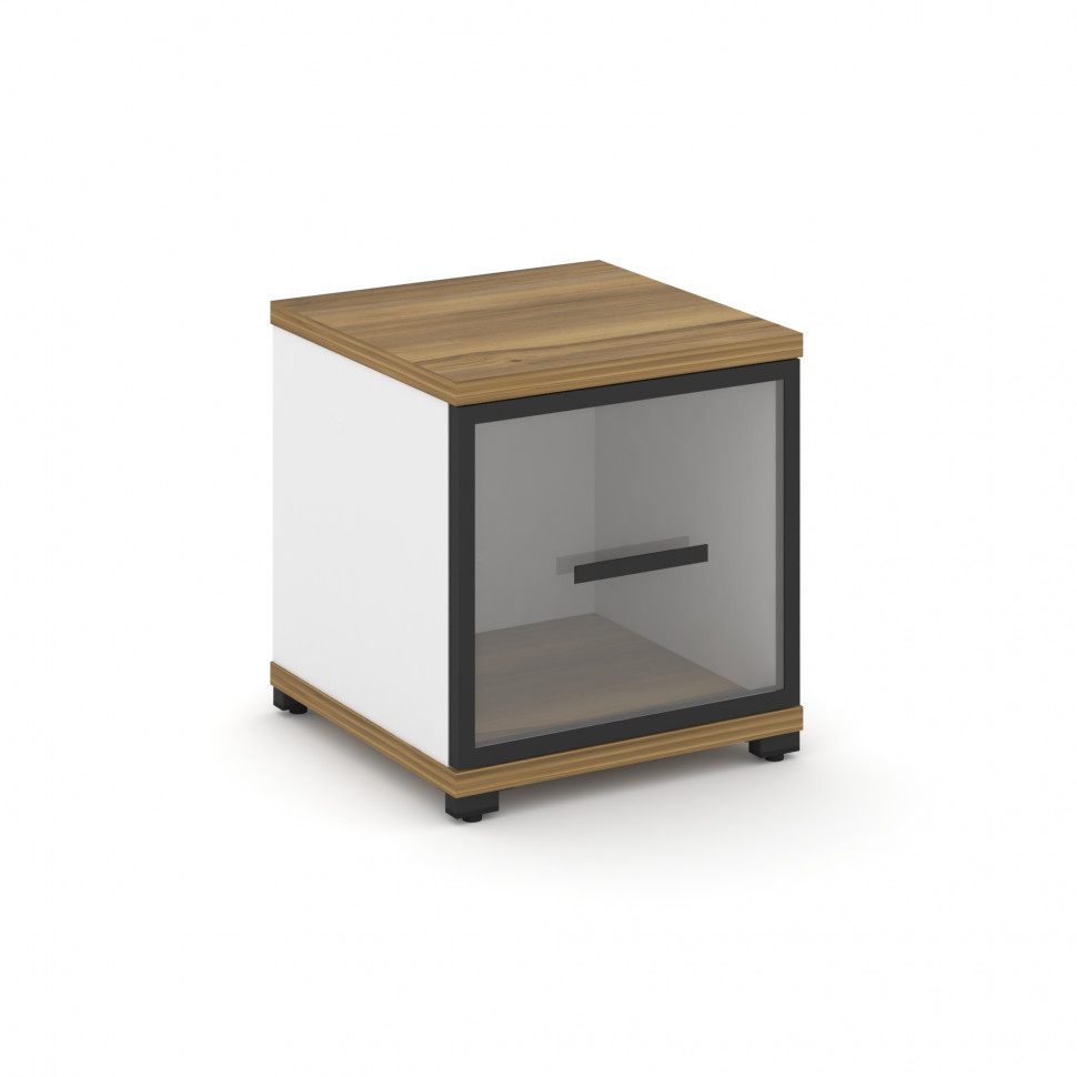 Concept Шкаф 1 узкая секция, 1 ниша CN.STU-113 RPB B Сандал Янтарный/Белый Бриллиант/Металл Черный/П