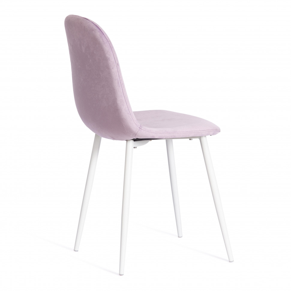 Стул Бриз/Breeze (мод.4724)/1 шт. в упаковке велюр/металл, 44х53х87см, светло-лавандовый (HLR26)/белый Стул Бриз/Breeze (мод.4724)/1 шт. в упаковке велюр/металл, 44х53х87см, светло-лавандовый (HLR26)/белый
