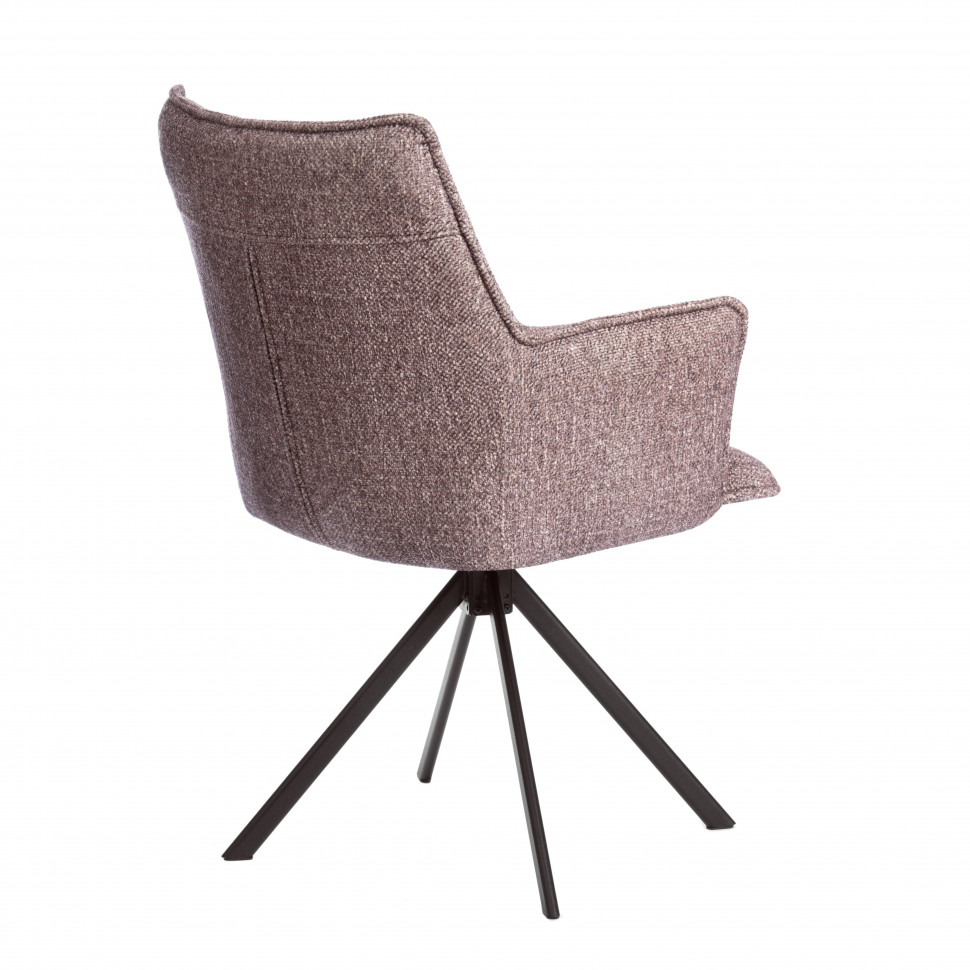 Кресло Lutz/Луц опора 360, велюр/букле, VT shape wood rose