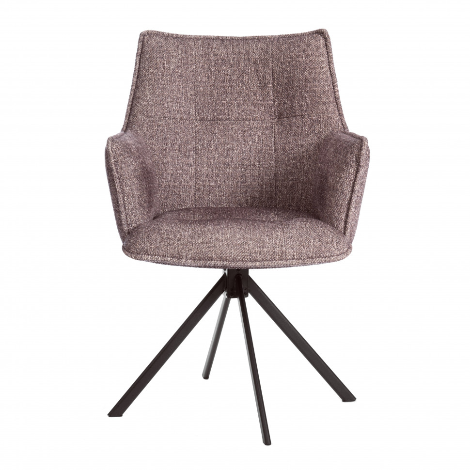 Кресло Lutz/Луц опора 360, велюр/букле, VT shape wood rose