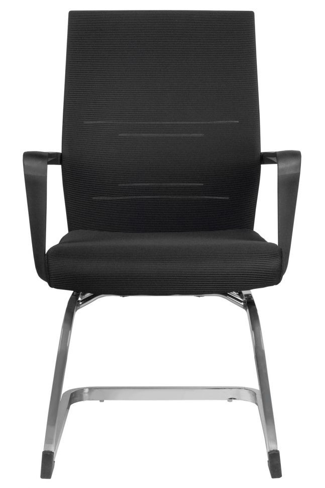 Кресло Like RCH G818 Чёрная сетка на полозьях (крутящееся)