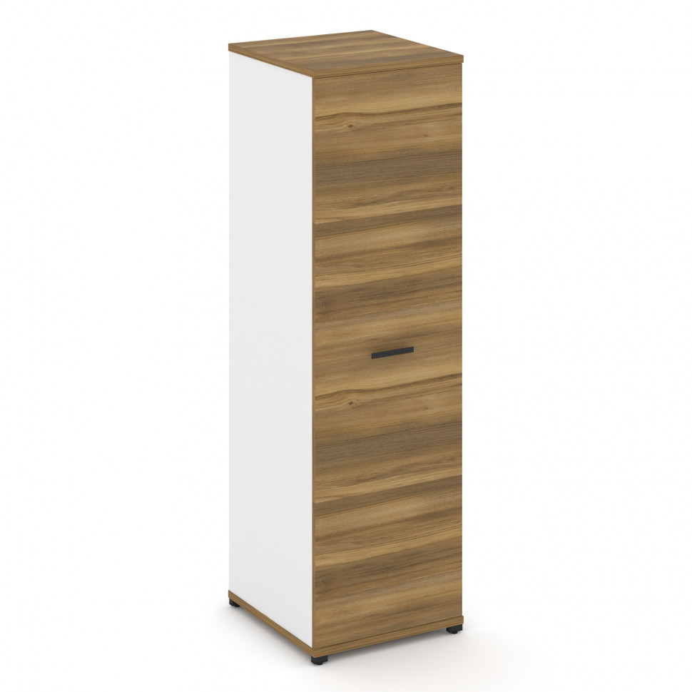 Concept Гардероб узкий глубокий CN.GB-003 B Сандал Янтарный/Белый Бриллиант/Металл Черный 570*600*19