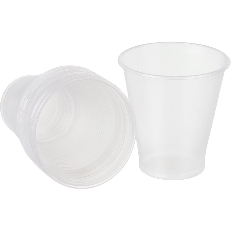 Стакан одноразовый 300мл прозр., для хол/гор., бюджет, КОМУС ПП 50шт/уп