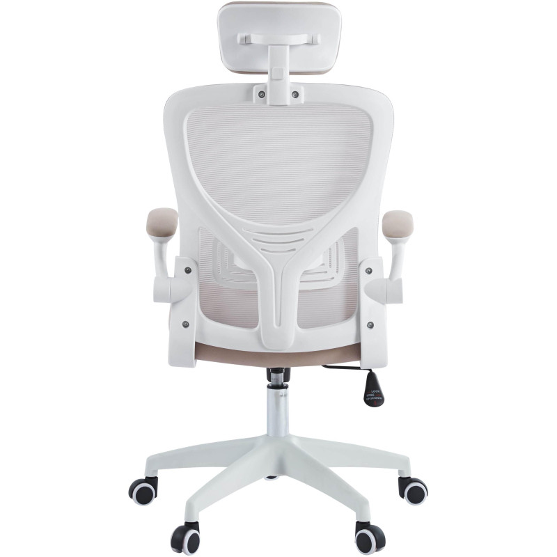 Кресло VT_Chairman CH633 белый пластик, бежевый