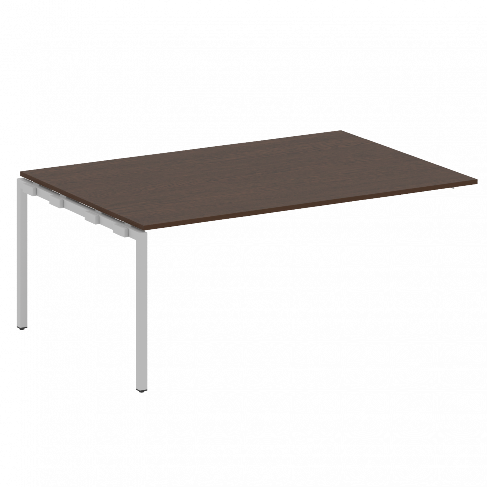 Metal System Quattro Проходной элемент перег. стола на П-образном м/к 40БП.ППРГ-5 Венге Цаво/Металл