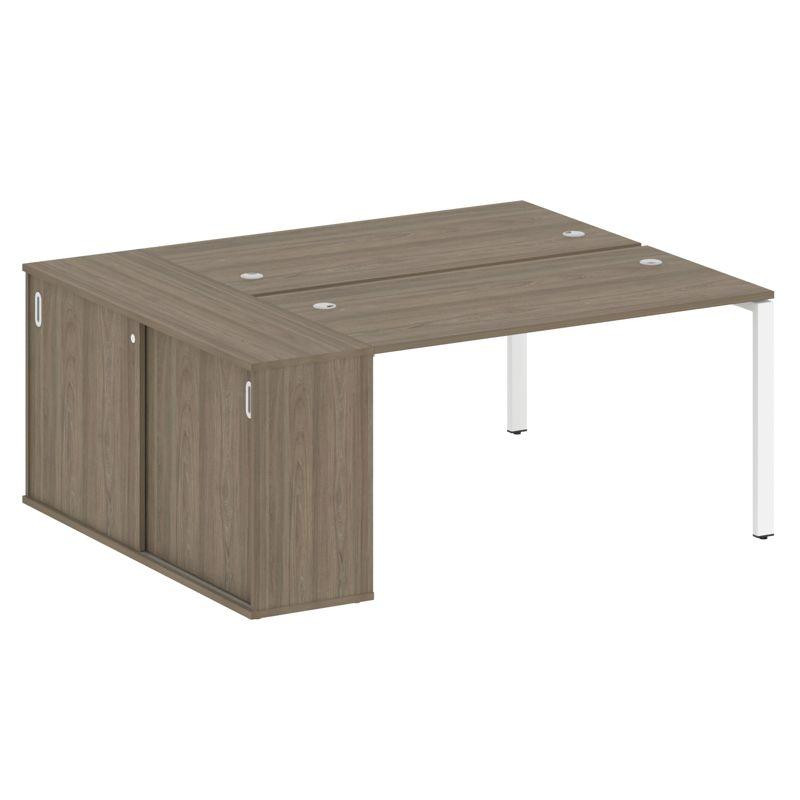 Metal System Рабочая станция с шкафом-купе на П-образном м/к БП.РС-СШК-1.3 Т Вяз Благородный/Металл Metal System Рабочая станция с шкафом-купе на П-образном м/к БП.РС-СШК-1.3 Т Вяз Благородный/Металл