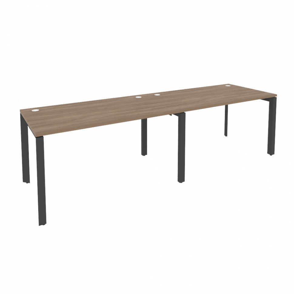 Onix Рабочая станция на П-образном м/к O.MP-RS-2.3.8 Дуб Аризона/Металл Антрацит 2760*800*750