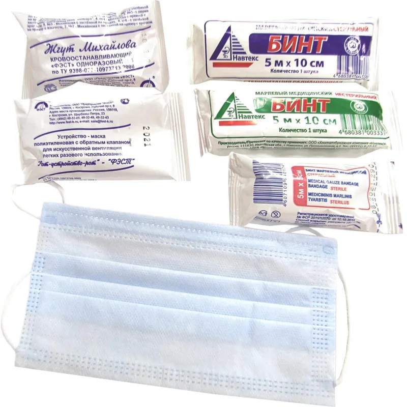 Аптечка дорожная ФЭСТ состав №1 (полистирол)