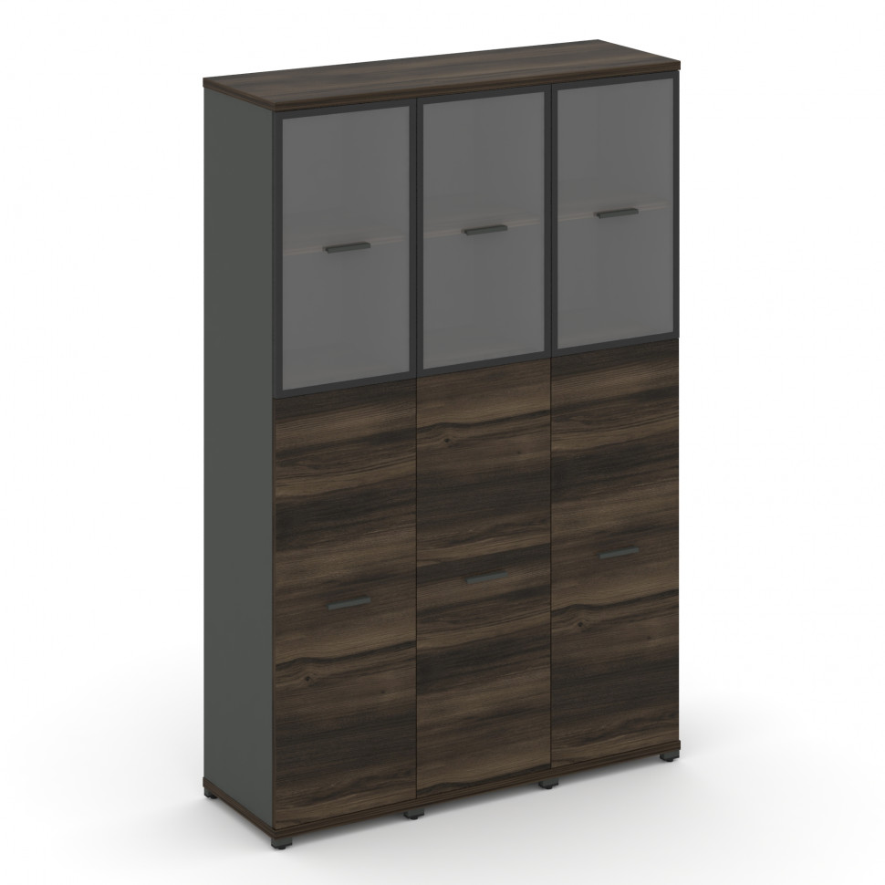Concept Шкаф 3 узкие секции, 5 ниш CN.STU-535 RPB A Дуб Мали/Антрацит/Металл Антрацит/Прозрачный 125 Concept Шкаф 3 узкие секции, 5 ниш CN.STU-535 RPB A Дуб Мали/Антрацит/Металл Антрацит/Прозрачный 125