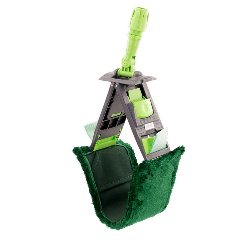 Держатель МОПа универс. пластик 40х11см т.серый/зеленый NPK195