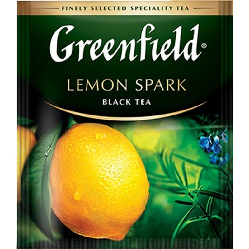 Чай Greenfield Lemon Spark черный фольгир.25пак/уп 0711-10