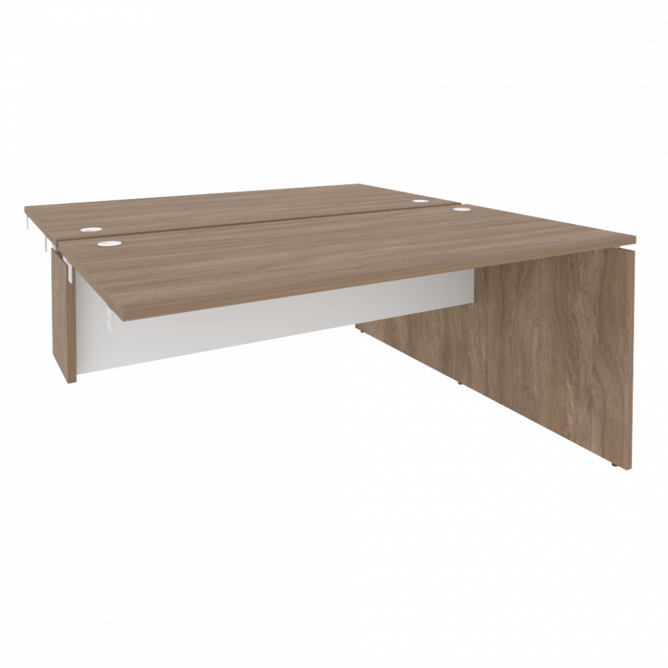 Onix Стол-приставка двойной к опорным элементам O.D.SPR-4.8 Дуб Аризона/Белый Бриллиант 1580*1635*75 Onix Стол-приставка двойной к опорным элементам O.D.SPR-4.8 Дуб Аризона/Белый Бриллиант 1580*1635*75