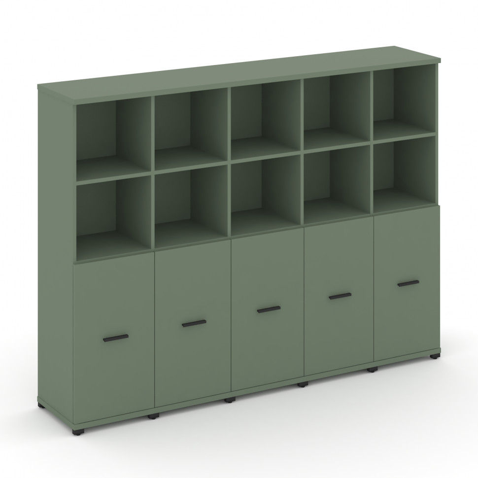 Concept Шкаф 5 узких секций, 4 ниши CN.STU-451 B Кобо/Металл Черный 2084*420*1554 Concept Шкаф 5 узких секций, 4 ниши CN.STU-451 B Кобо/Металл Черный 2084*420*1554