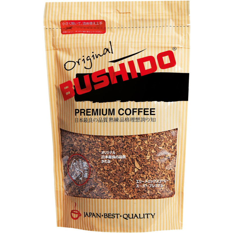 Кофе Bushido Original растворимый, сублим., 75г