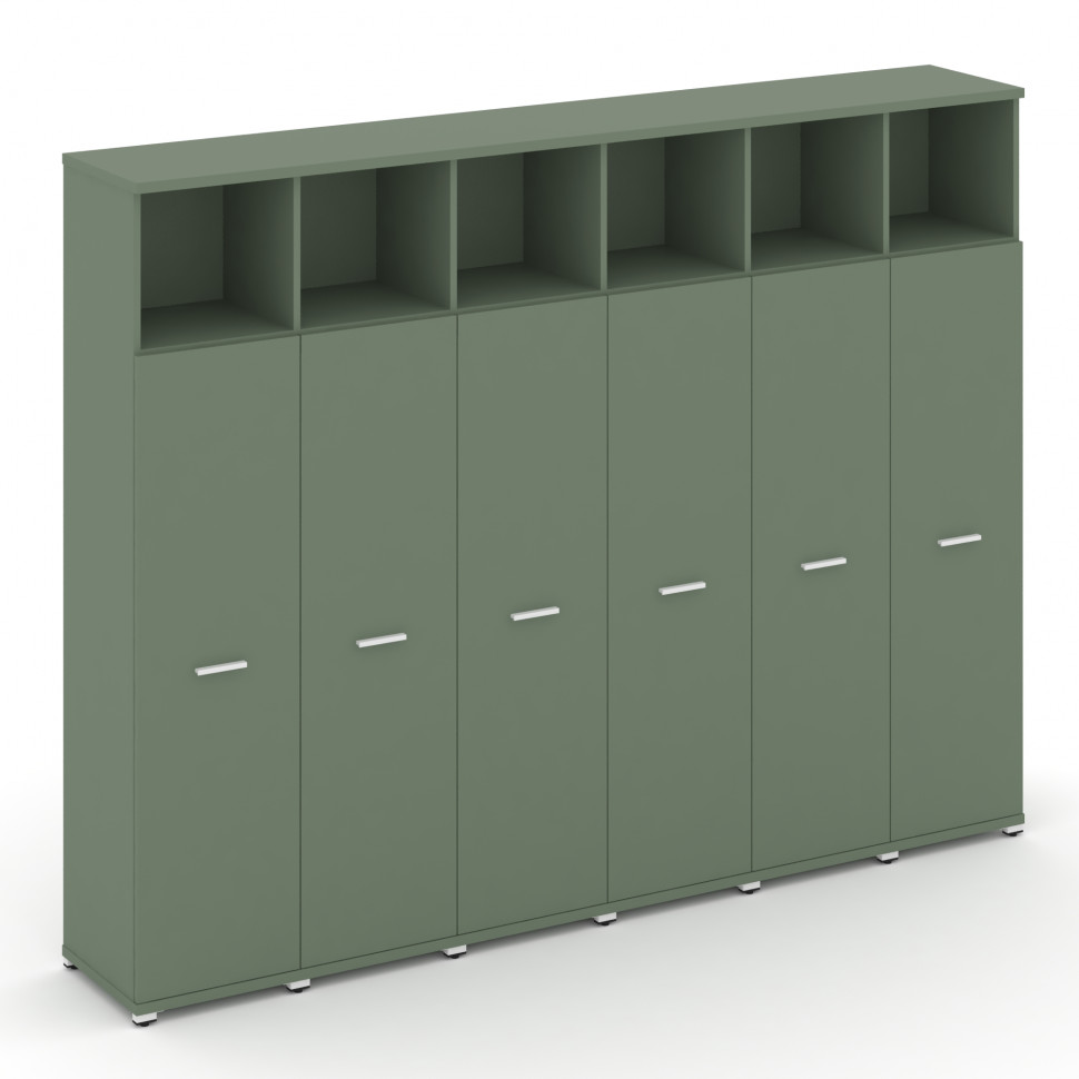 Concept Шкаф 6 узких секций, 5 ниш CN.STU-566 W Кобо/Металл Белый 2500*420*1922 Concept Шкаф 6 узких секций, 5 ниш CN.STU-566 W Кобо/Металл Белый 2500*420*1922