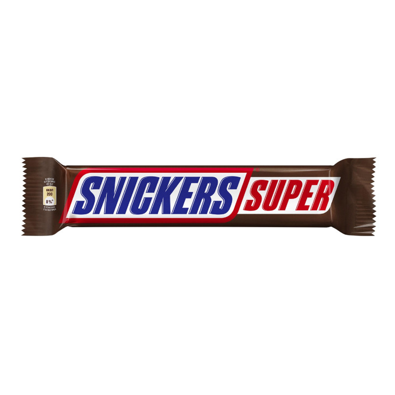 Шоколадный батончик  Snickers Super, 80г