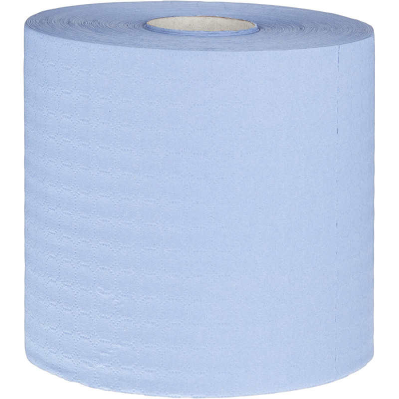 Бумага протирочная Luscan Prof 2сл 1000лx1рул/уп 360м голубая с перфорацией