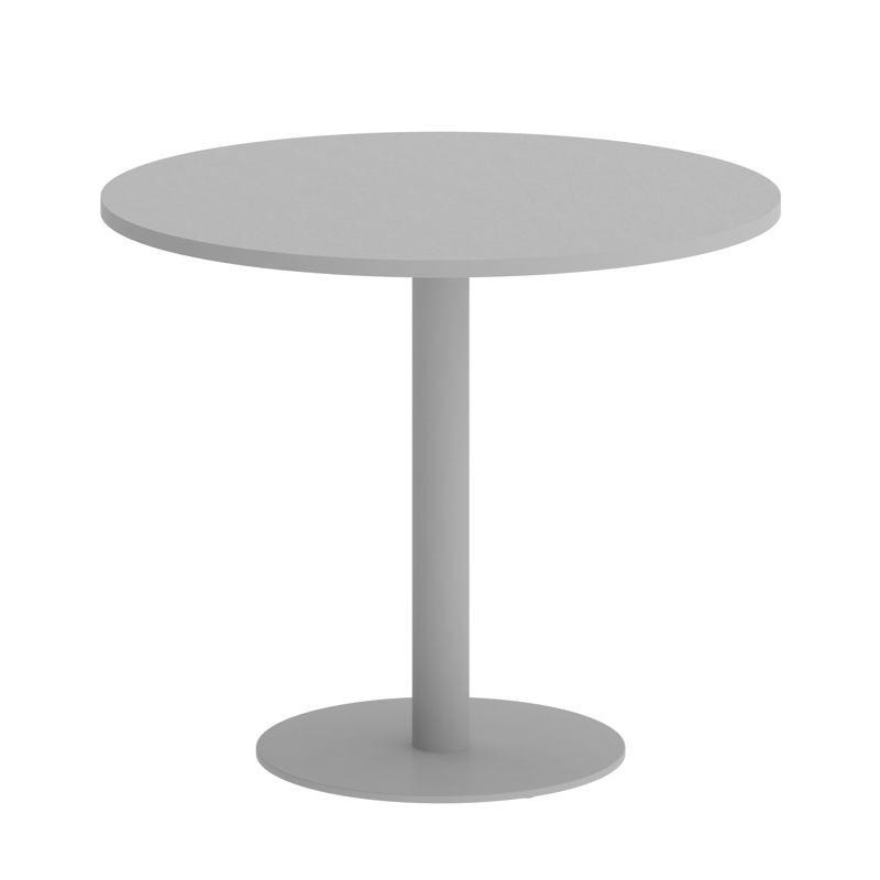 Riva Стол круглый А.СПРГ-1 Серый/Металл Серый 900*900*750