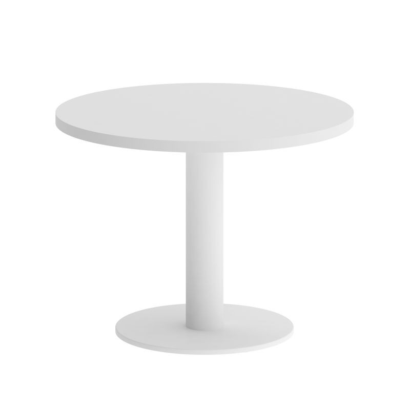 Riva Стол журнальный круглый А.СЖ-1 Белый/Металл Белый 600*600*450