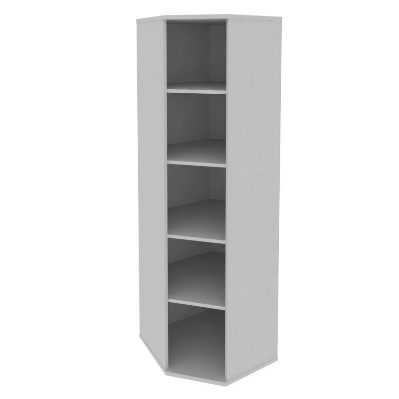 Riva Стеллаж уголовой с дверью А.СТ-1.10 Серый 600*600*1980 Riva Стеллаж уголовой с дверью А.СТ-1.10 Серый 600*600*1980