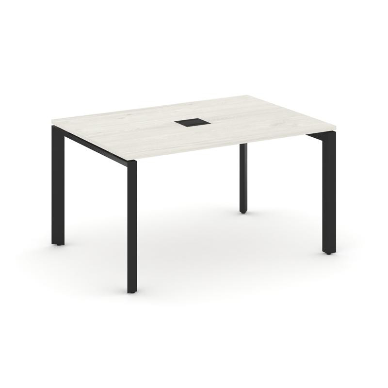 Style Project Стол переговорный SN-59P.SPRG-003 Дуб Наварра/Металл Черный 1380*980*750