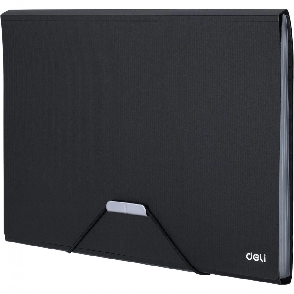 Папка органайзер на резинке Deli, А4, 7отдел, цвет в асс E5554