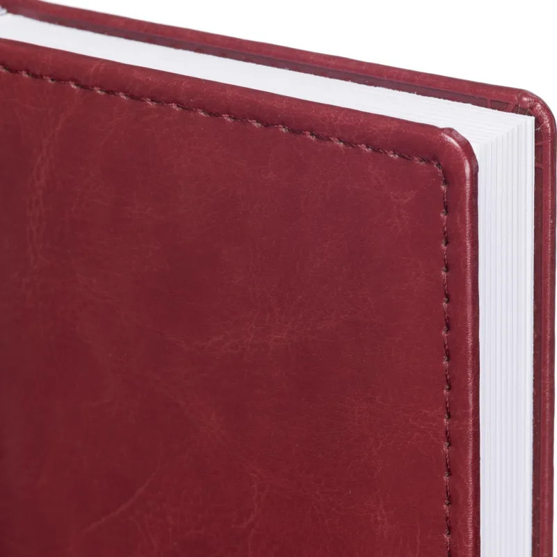 Ежедневник датированный 2026, бордо,А6, 100х150 мм,336 стр,Agenda