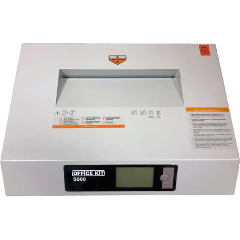 Шредер (уничтожитель) Office Kit S600 3,9x30,P-4 ур.секр., 25лист, 60л