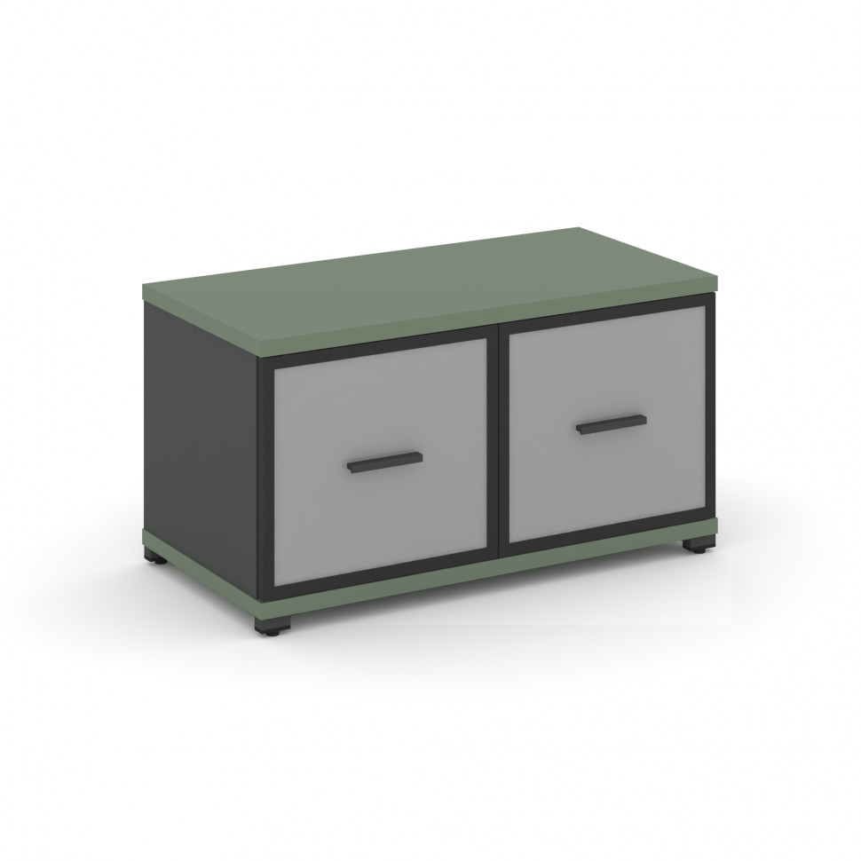 Concept Шкаф 1 широкая секция, 1 ниша CN.STS-113 RMB A Кобо/Антрацит/Металл Антрацит/Сатин 836*420*4