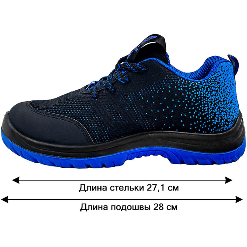 Полуботинки (кроссовки)  4230К ПУ/ПУ, КП, синий  (43)