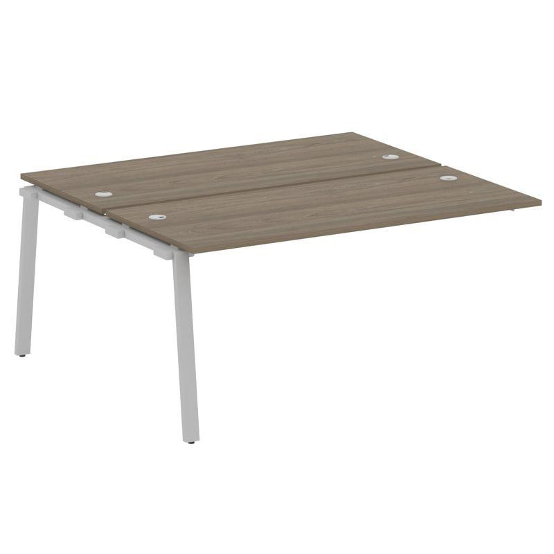 Metal System Проходной элемент рабочей станции на А-образном м/к БА.ПРС-СП-2.4 Вяз Благородный/Метал