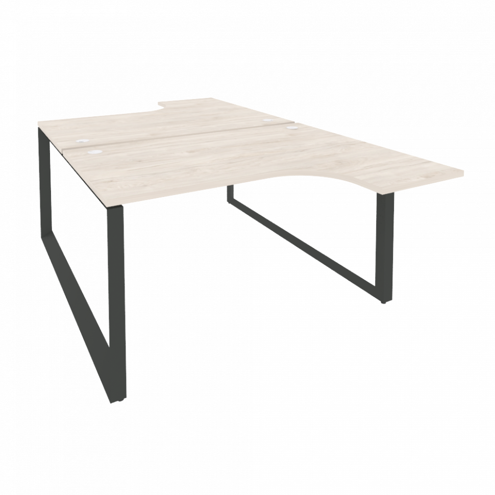 Onix Рабочая станция на О-образном м/к O.MO-D.SA-3 Денвер Светлый/Металл Антрацит 1380*2395*750 (163