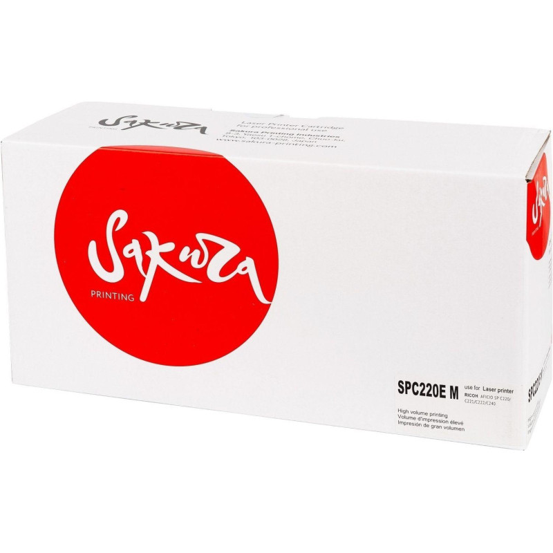 Картридж лазерный Sakura для Ricoh, пурпурный, 2300 к. SPC220EM
