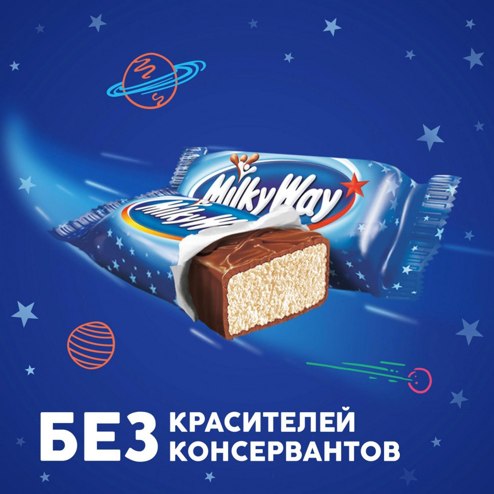 Шоколадный батончик Milky Way, 4штx26г/уп